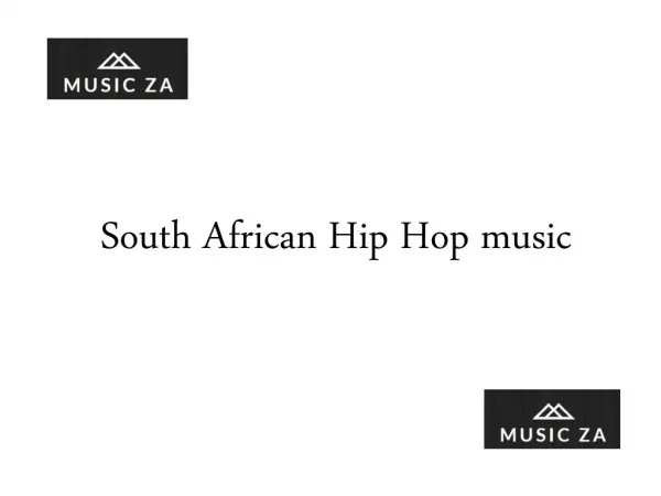 South African Hip Hop music