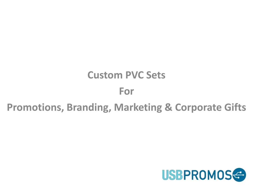 custom pvc sets for promotions branding marketing corporate gifts