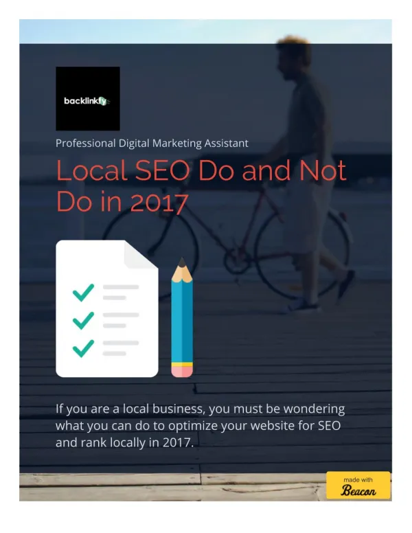Local SEO Do and Not Do in 2017