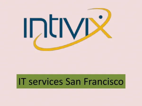IT services San Francisco