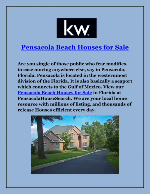 Homes for Sale Perdido Key - Visit us Pensacolahousesearch