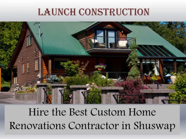 Shuswap Professional Building Contractors