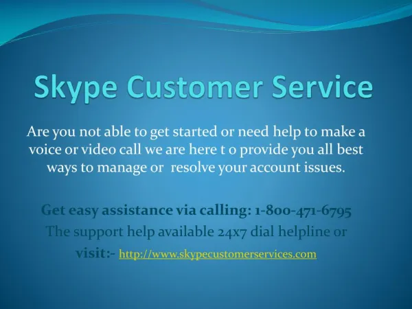 Skype Accounts Help for Users