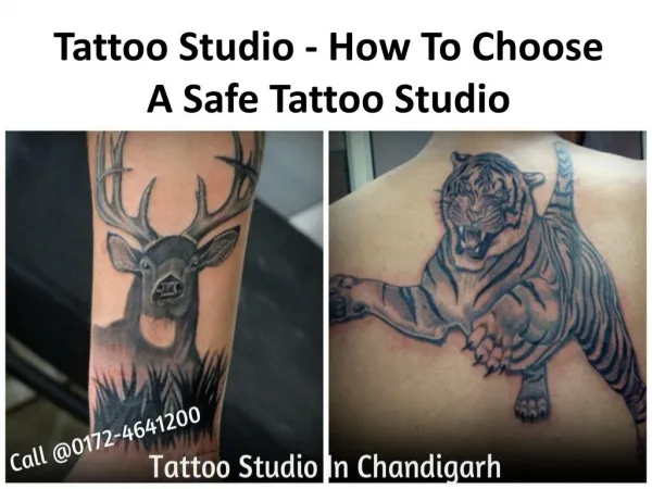 Tattoo Studio - How To Choose A Safe Tattoo Studio