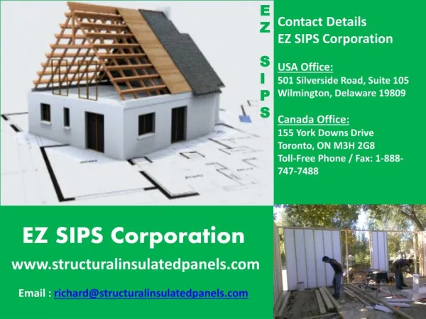 Structural insulated panels | EZ SIPS