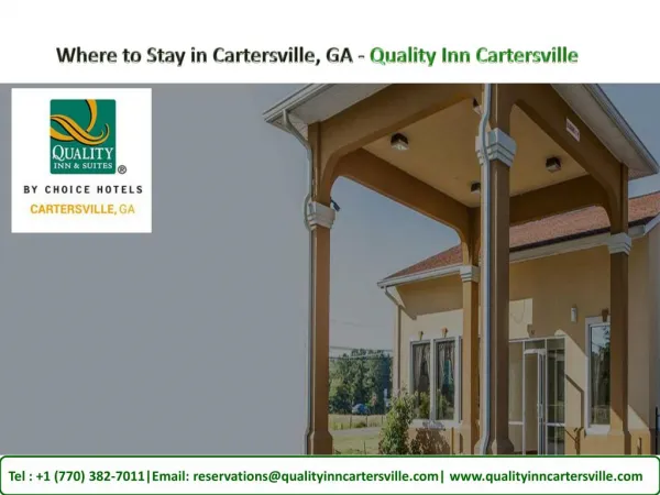 Come & Stay at Cartersville GA - Quality Inn Cartersville