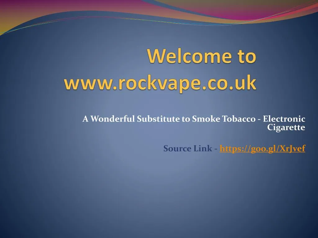 welcome to www rockvape co uk