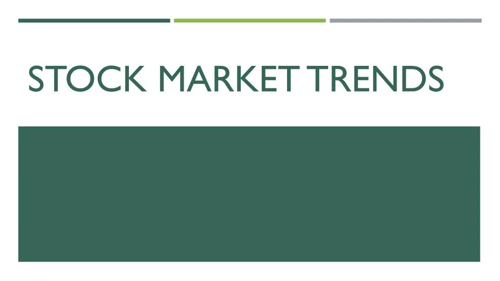stock market trends