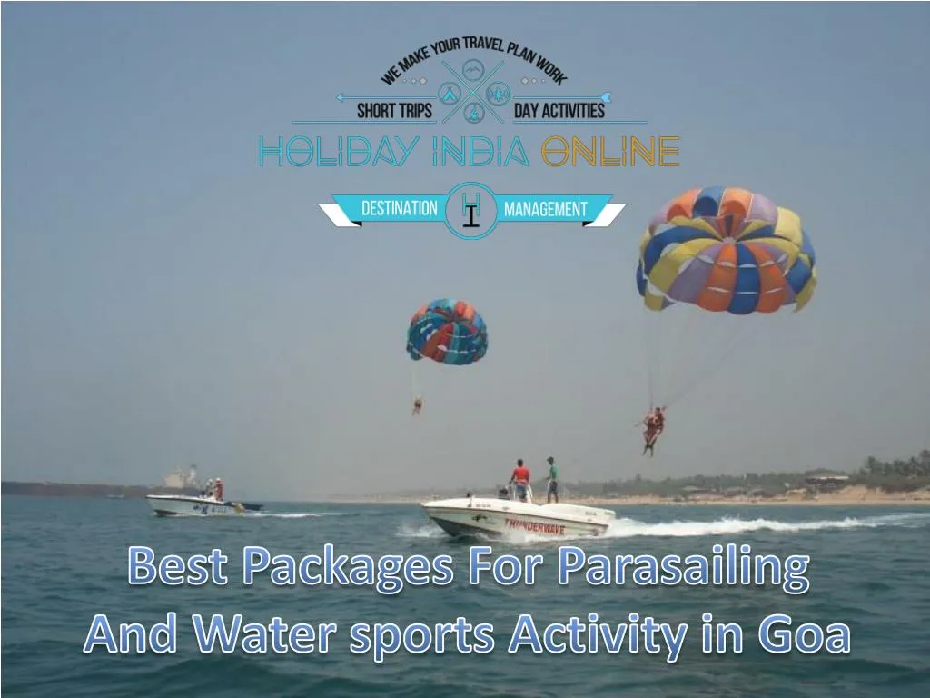 best packages for parasailing and water sports activity in goa