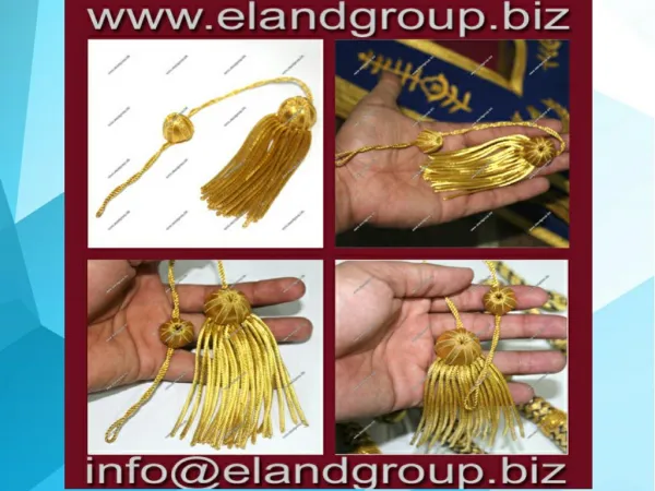 Graduation Tam With Gold Bullion Wire Tassel