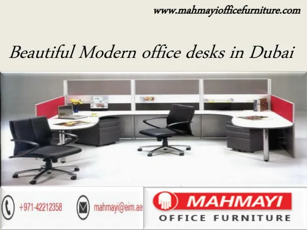 Beautiful Modern Office Desks in Dubai