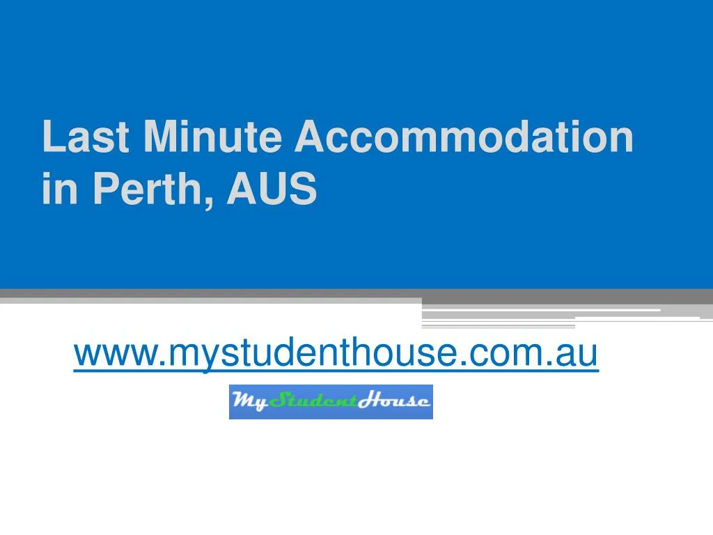 last minute accommodation in perth aus