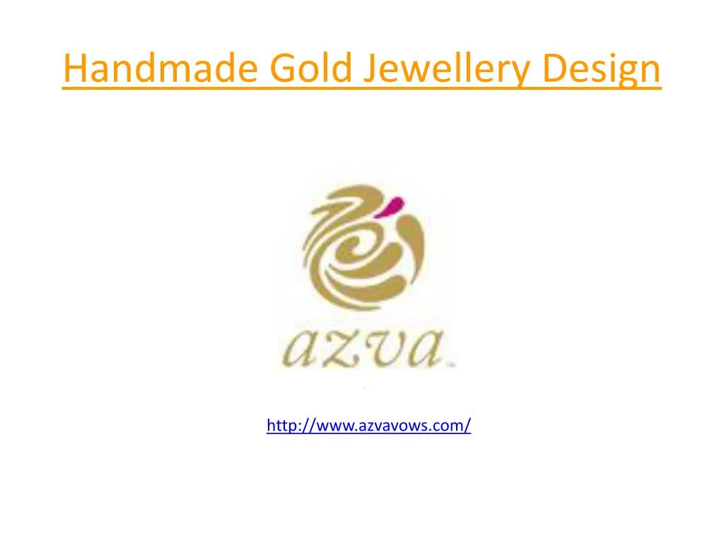 handmade gold jewellery design