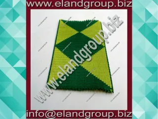 Dark Green and Yellow Diamond Regalia Ribbon - slide 1