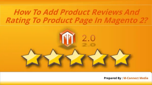 Add Product Reviews and Rating in Magento 2 Product Page - Tutorial