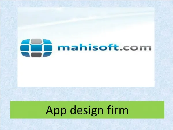 App design firm