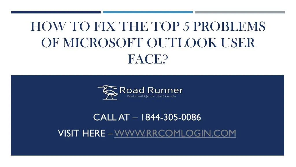 how to fix the top 5 problems of microsoft outlook user face