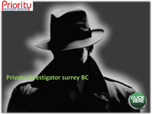 Private investigator surrey BC