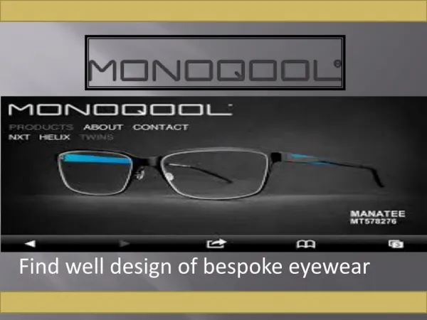 Search best bespoke glasses