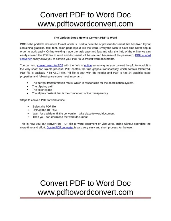 Convert PDF to Word for Free - PDFtoWordConvert.com