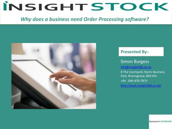 Why use order processing software?