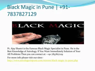 Black magic in pune | 91-7837827129 - slide 1
