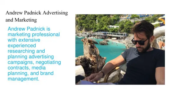 Andrew Padnick Advertising and Marketing