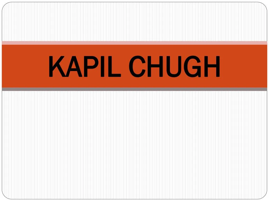 kapil chugh