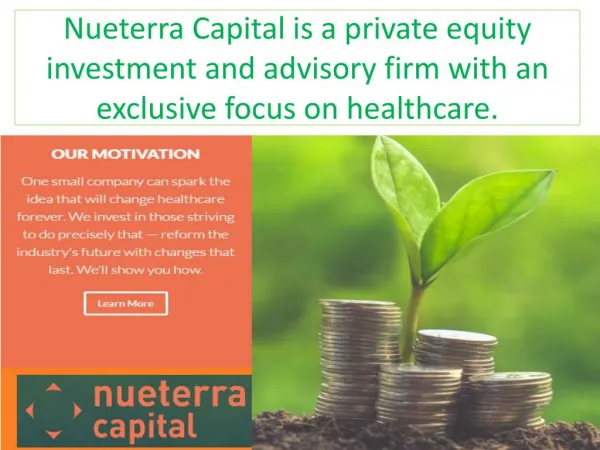 Nueterra Capital - Healthcare Consulting
