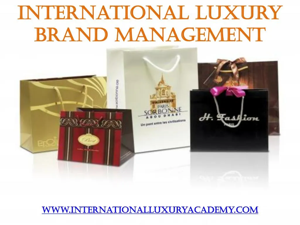 international luxury brand management