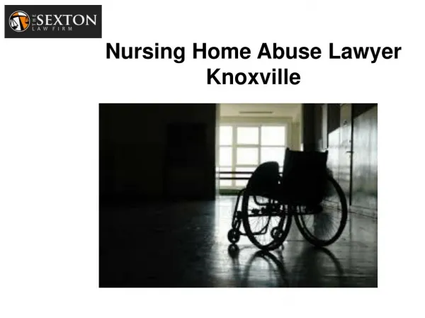 Nursing Home Abuse Lawyer Knoxville