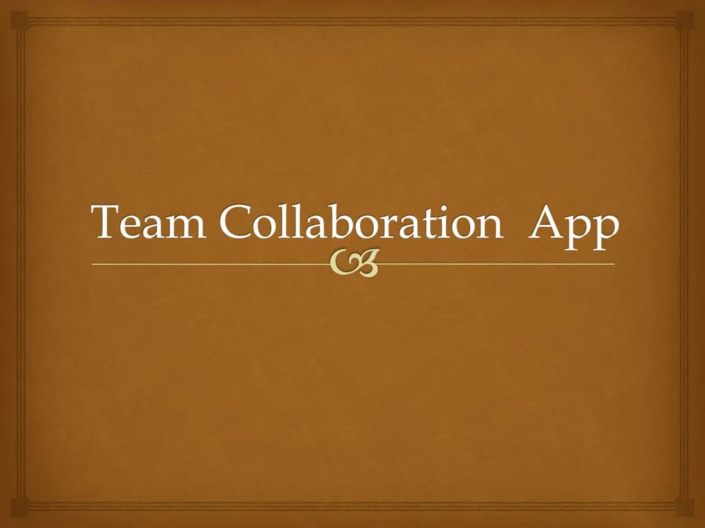team collaboration app