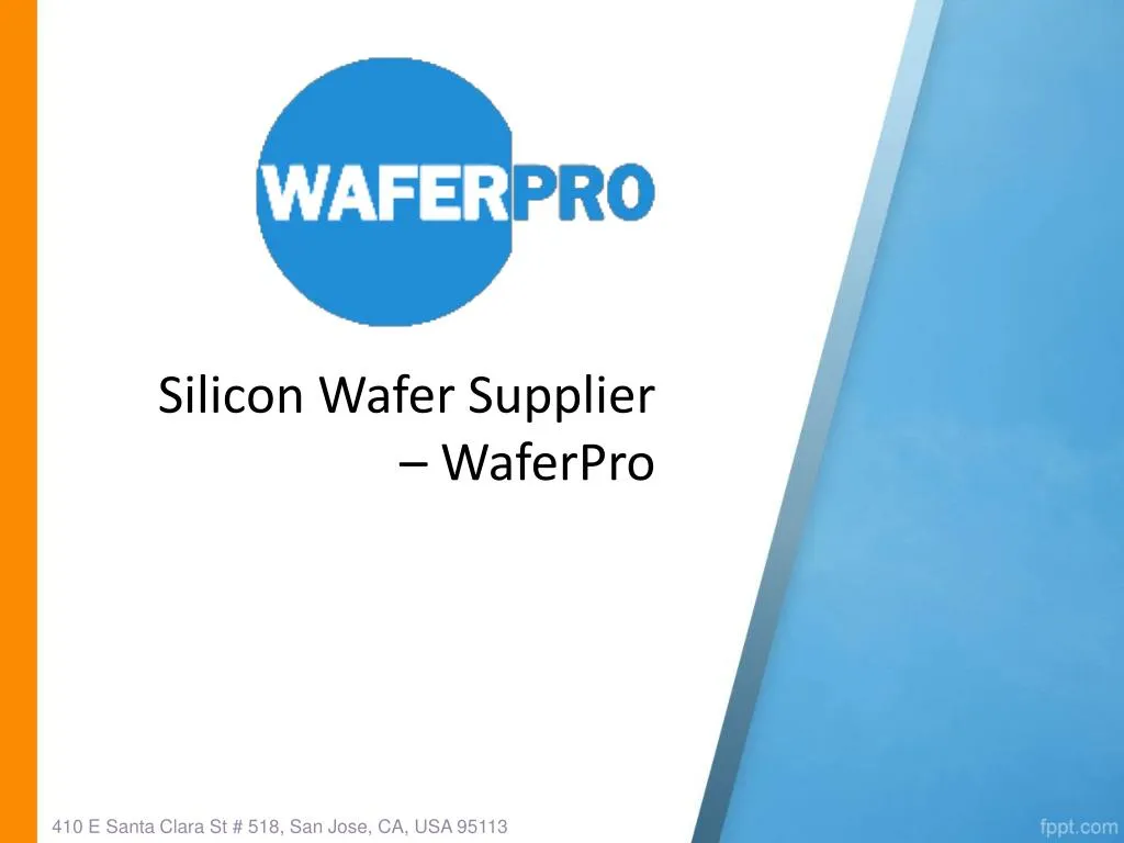 silicon wafer supplier waferpro