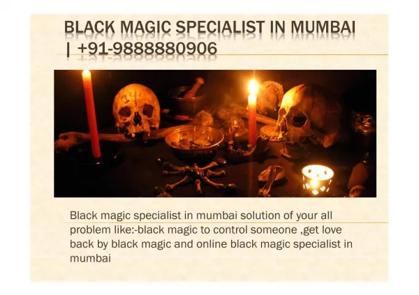 Black Magic Specialist in Mumbai | 91-9888880906