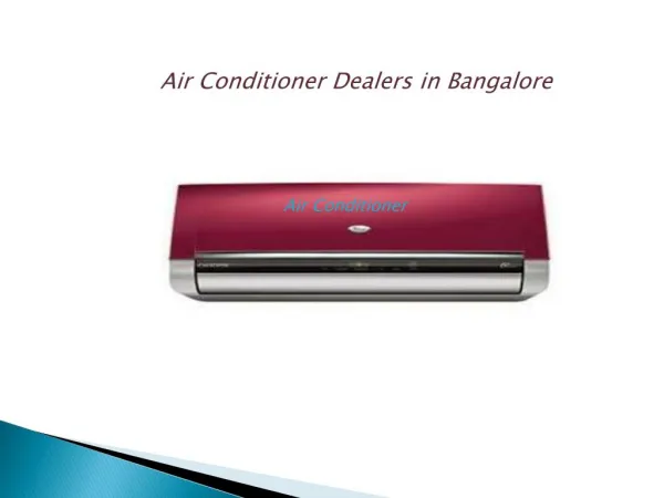 Air Conditioning in Dealers in Bangalore