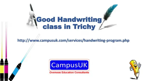Good handwriting class in Trichy