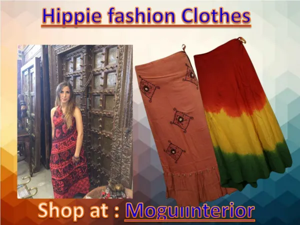 Hippie fashion Clothes By Mogulinterior