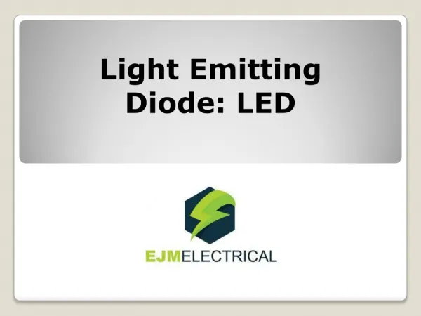 Light Emitting Diode: LED
