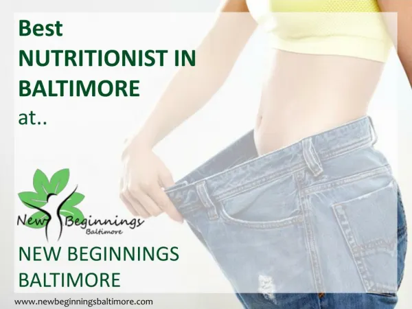 Nutrition Counseling Baltimore | Nutritionist | New Beginnings MD