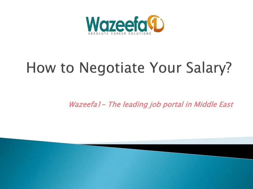 how to negotiate your salary