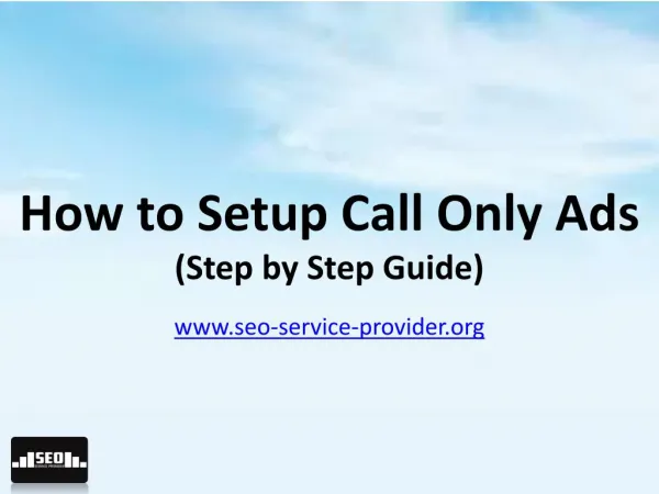 How to setup call only ads (step by step guide)