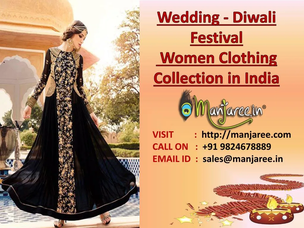 wedding diwali festival women clothing collection in india