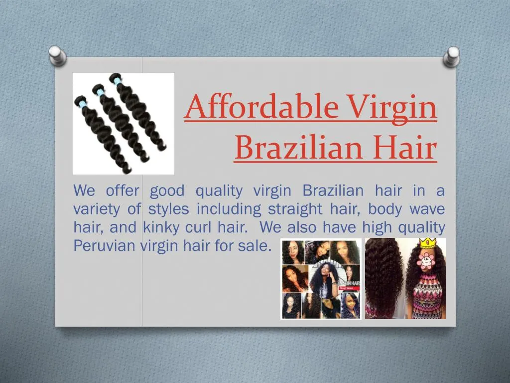 affordable virgin brazilian hair
