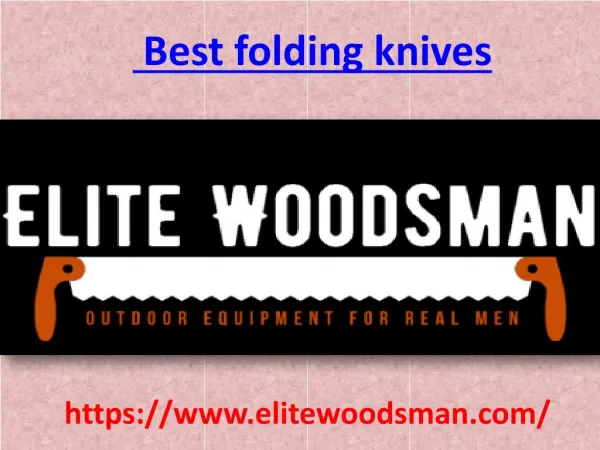 Best folding knives - Elitewoodsman