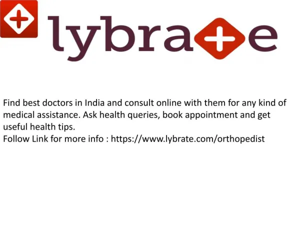 Orthopedist in Faridabad - Lybrate