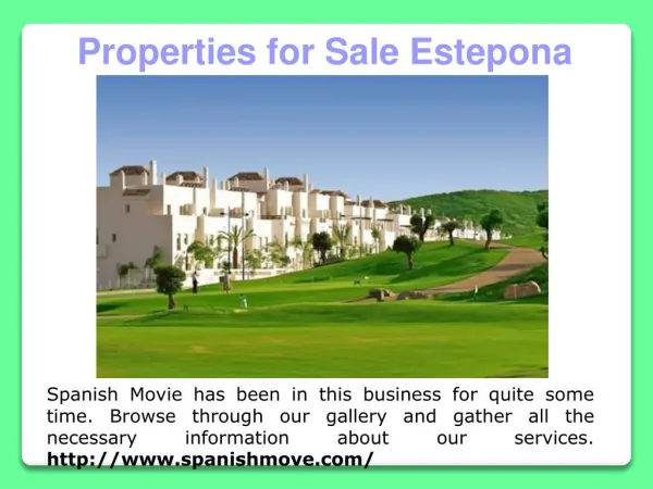 Properties for Sale Mijas