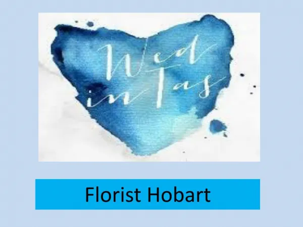 Florist Hobart