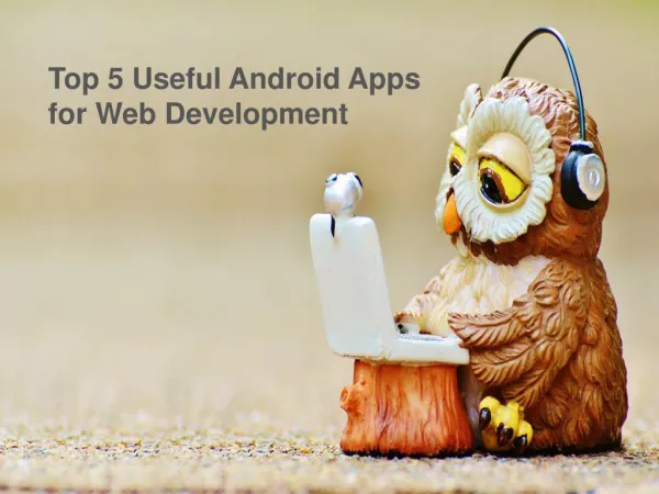 Top 5 Useful Android Apps for Web Development