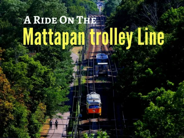 Traveling back in time on the Mattapan trolley