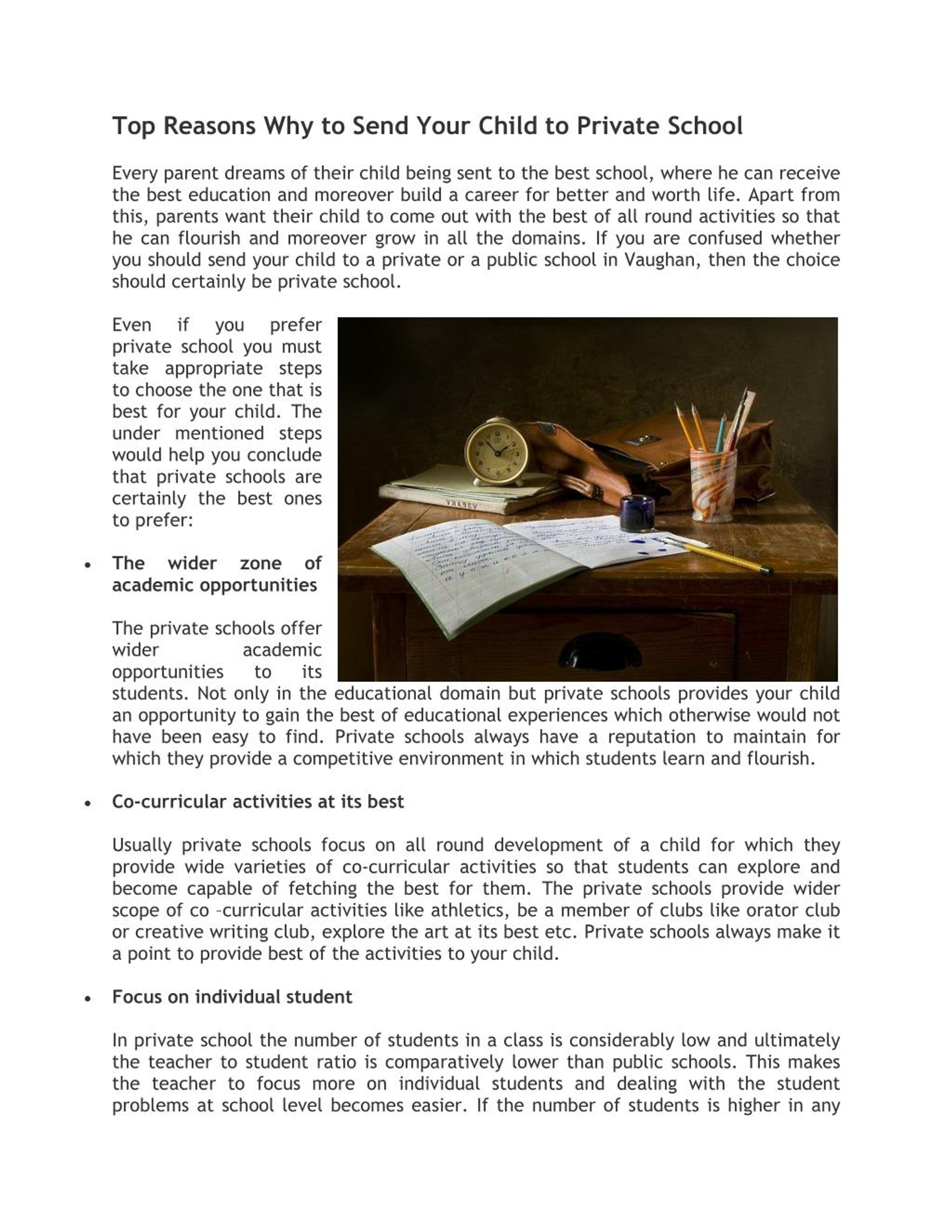 PPT - Top Reasons Why to Send Your Child to Private School PowerPoint ...